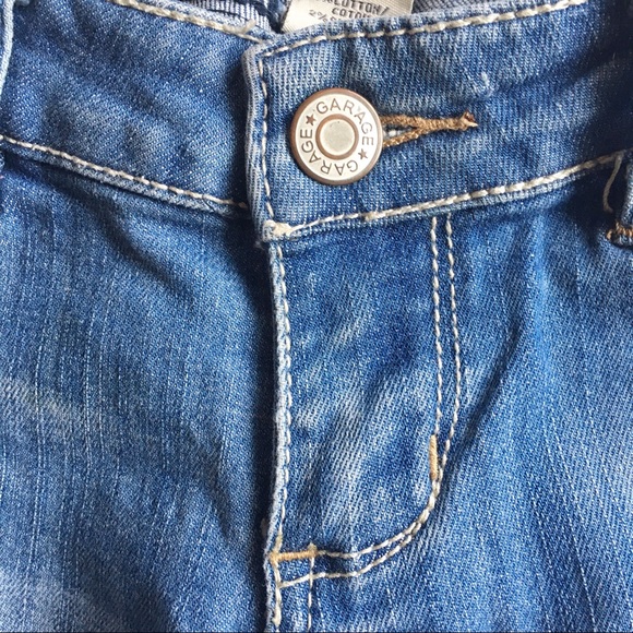 Garage mid-low rise ripped jeans in size 1 - Picture 6 of 10